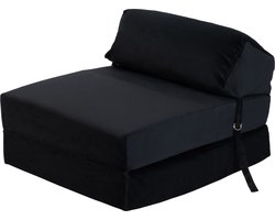 Fluwelen Vouwmatras - Fluweel Opklapbaar Matras - Logeermatras Opvouwbaar - Opvouwbare Matras - Inklapbaar Logeerbed - Zetelbed - Foldable Mattress