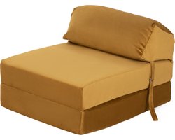 Fluwelen Vouwmatras - Fluweel Opklapbaar Matras - Logeermatras Opvouwbaar - Opvouwbare Matras - Inklapbaar Logeerbed - Zetelbed - Foldable Mattress