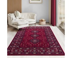 Flycarpets Klassiek Rood Vloerkleed Alcon - Oosters motief - Perzisch Tapijt - Woonkamer - 160x230 cm