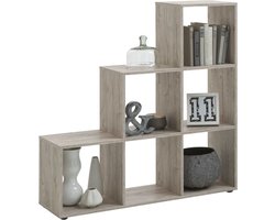 FMD - Kamerverdeler - met - 6 - vakken - 104,3x32,6x106,5 - cm - zandeikenkleurig