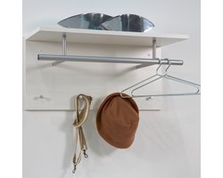 FMD Wandkapstok 72x29.3x34.5 cm wit