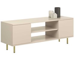 Focus kasjmier RTV kast 135 cm - gouden poten