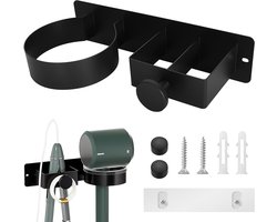 Föhn en stijltang houder wandmontage van koolstofstaal - ruimtebesparende zelfklevende föhnhouder voor badkamer, barbershop, hotel