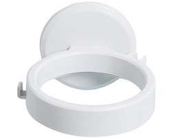 Föhn Houder - Haardroger Organizer - Badkamer Opbergen - Zelfklevend Wandmontage - 9x2x7.5cm - Wit