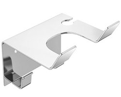 Föhnhouder - föhnhouder - Haardroger Houder - Haardroger Muurbeugel - Universeel - wandhouder - 11.5*9.5*5.5cm - metaal - wandhouder - Badkameraccessoires - zilver
