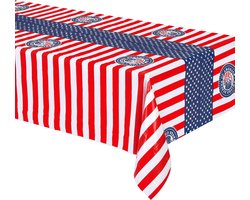 Folat - PE Tafelkleed USA Party (130 x 180cm)