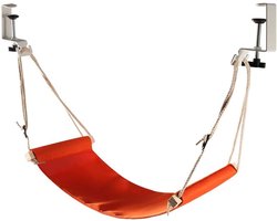 Folding Desk Hanging Foot Rest Strap - Adjustable Airplane Desk Foot Hammock voor Reis - Comfortabele Voetsteun