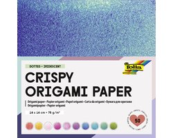 folia vouwblaadjes Crispy Origami Paper Stippenpreeg