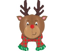 Folieballon "Reindeer 3D" (89cm) Betallic