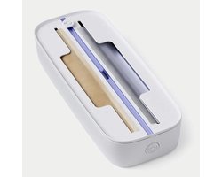 Folierolhouder Met Kartelrand - Folie Houder voor Aluminiumfolie en Huishoudfolie - Moeiteloos Folie Afscheuren - Geschikt voor Rollen tot 31cm