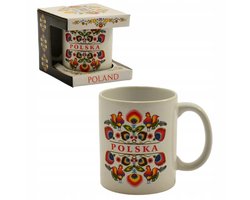 Folk keramische mok 300 ml - Polska Design