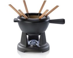 Fondueset Mat Zwart 20cm 2,00l