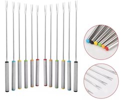 Fonduevorken - RVS - 12 stuks