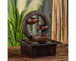 Fontein voor binnen, waterval, stromend water, rustgevend