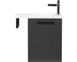 Fonteinmeubel Finn 40cm mat grijs