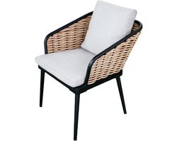 Fonteyn Tuinstoel Chicago - Eetstoel en Terrasstoel, Tuinmeubelen - Geschikt voor Tuin, Terras en Balkon