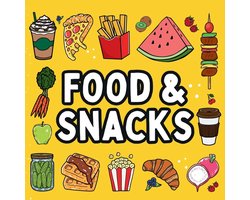 Food and Snacks Coloring Book
