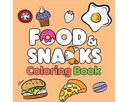 Food & Snacks Coloring Book