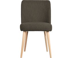 FORCE EETKAMERSTOEL BOUCLÉ BRUIN