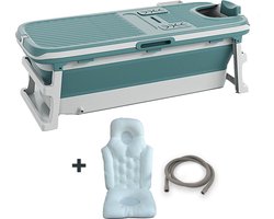 Foresta opvouwbaar bad voor volwassenen - 150cm - Bath Bucket - Blauw