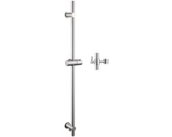 Fortifura Calvi Glijstang - 90cm - met geïntegreerde wandaansluitbocht - Geborsteld RVS