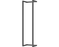 Fortifura Calvi Handdoekrek - 95x25x20cm - Geborsteld Gunmetal PVD