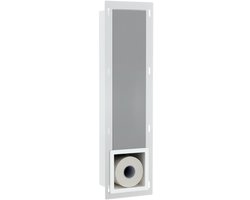 Fortifura Calvi Inbouw Reserve toiletrolhouder - mat wit