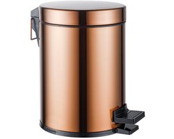 Fortifura Calvi pedaalemmer - 5 liter - rond - Geborsteld koper PVD (Koper)