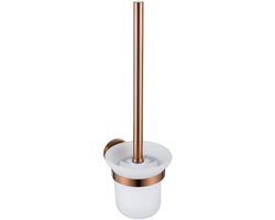 Fortifura Calvi toiletborstelhouder rond Geborsteld Geborsteld koper PVD (Koper)