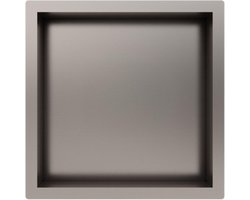 Fortifura Galeria Inbouwnis - 30x30x7cm - Geborsteld RVS PVD (RVS)