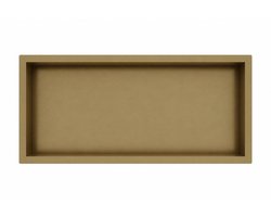 Fortifura Galeria Inbouwnis - 30x60x10cm - Geborsteld Messing PVD (Goud)