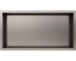 Fortifura Galeria Inbouwnis - 30x60x10cm - Geborsteld RVS PVD (RVS)