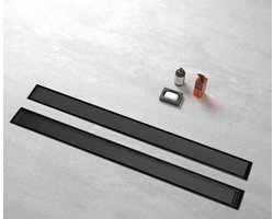 Fortifura Galeria omkeerbaar rooster - 80cm - mat zwart