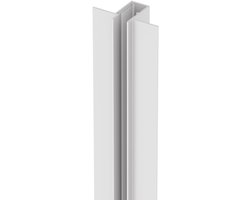 Fortifura Galeria Profiel blind - inbouw - 200cm - voor 8mm glas - aluminium