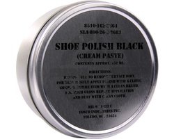 Fosco Industries - Box Shoepolish 150 ml 12 pcs. (kleur: Zwart / maat: NVT)