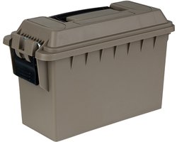 Fosco industries outdoor/tuin opberg box - waterdicht - dark earth- 7 liter- 29 x 13 x 18 cm- kunststof