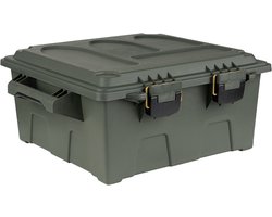 Fosco industries outdoor/tuin opberg box - waterdicht - groen - 45.5 liter - 50 x 44 x 21 cm - kunststof