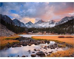 Fotobehang - Geweldige berglandschap.