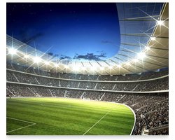 Fotobehang Stadion - Muurdecoratie XXL - Wanddecoratie Slaapkamer - Duitse Kwaliteit Fleece - 400x309 cm - Meerdere Kleuren