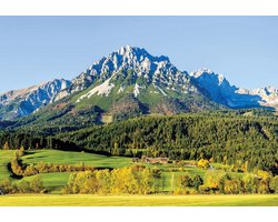 Fotobehang - Vlies Behang - Bergen - Landschap - Natuur - 208 x 146 cm