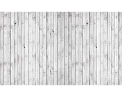 Fotobehang - Vlies Behang - Grijze Houten Planken - 104 x 70,5 cm
