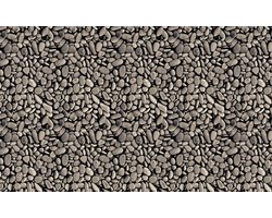Fotobehang - Vlies Behang - Grijze Kiezelstenen - stenen - grint - 152,5 x 104 cm
