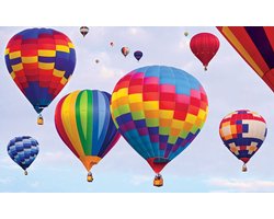 Fotobehang - Vlies Behang - Luchtballonnen - 208 x 146 cm