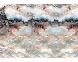Fotobehang - Vlies Behang - Marmeren Muur - Marmer - 254 x 184 cm