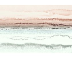 Fotobehang WithintheTides3 DD119865 A.S. Création ARTist Oranje Terracotta Roze Vlies 270 x 400 cm (4 delen) Fotobehang online webshop