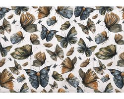 Fotobehangkoning - Fotobehang - Vlinder - Vlinders - Behang - 152.5 x 104 cm- Vliesbehang