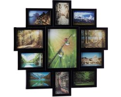 Fotocollage in lijst