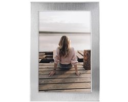 Fotolijst 13x18 cm voor huiskamer en kantoor - Staand en liggend formaat, Fluwelen achterwand, Inclusief ophangsysteem