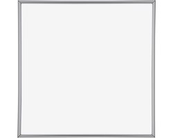 Fotolijst 20x20 cm - Kunststof - Zilver Hoogglans - Angers