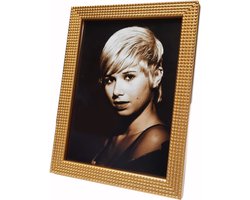 Fotolijst 20x30cm Goud/koper met bolletjes profiel